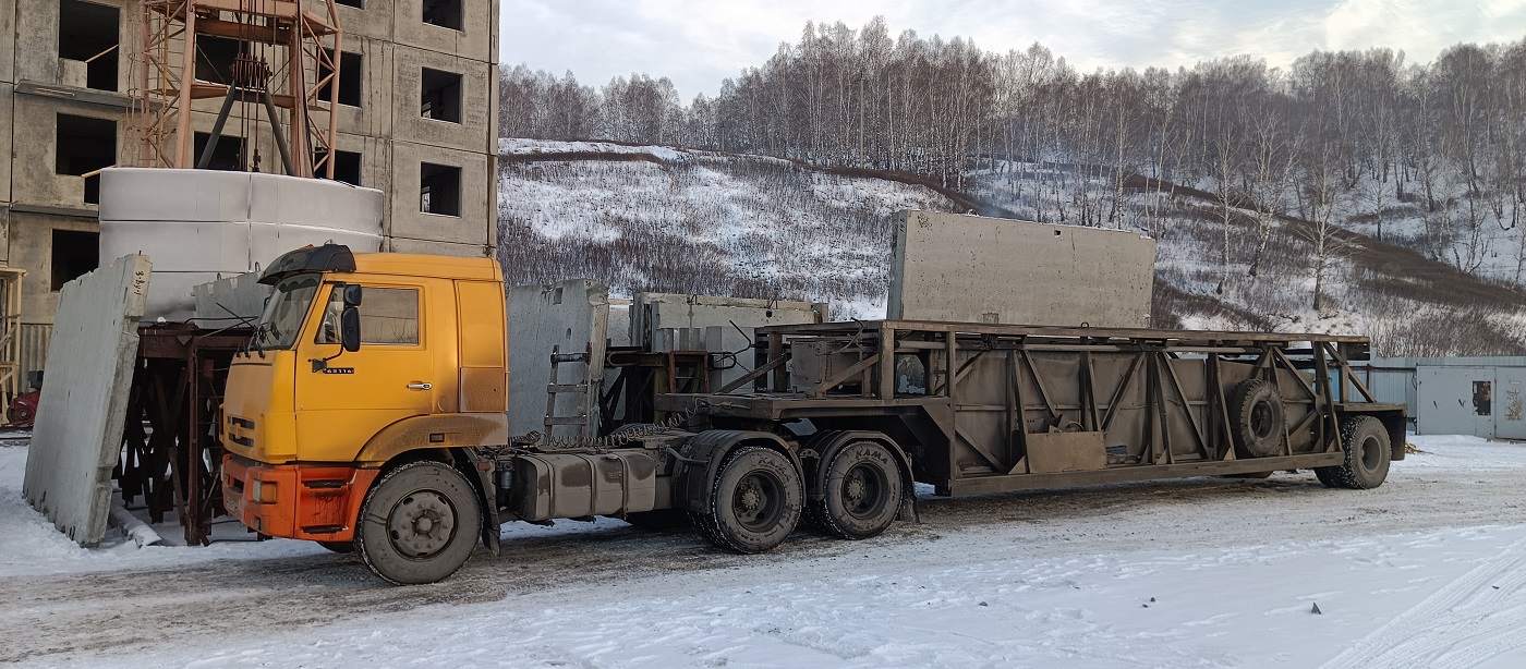 Аренда и услуги панелевозов для перевозки ЖБИ изделий в Наурской