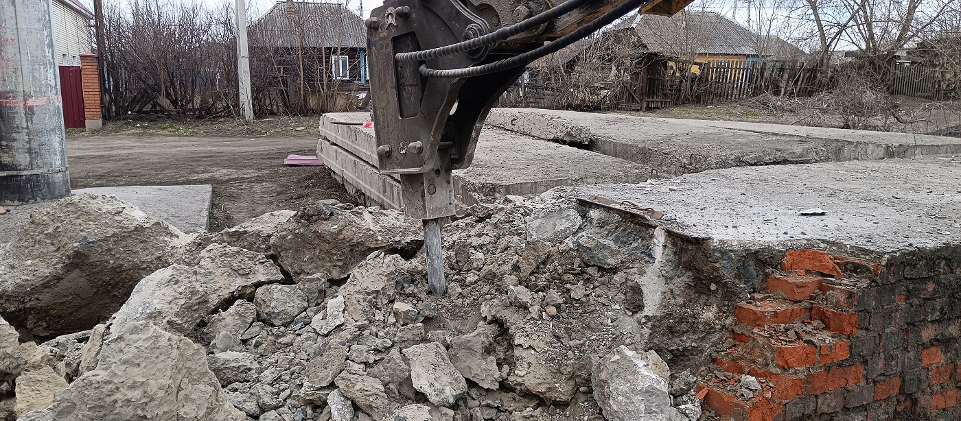 Услуги и заказ гидромолотов для демонтажных работ в Наурской