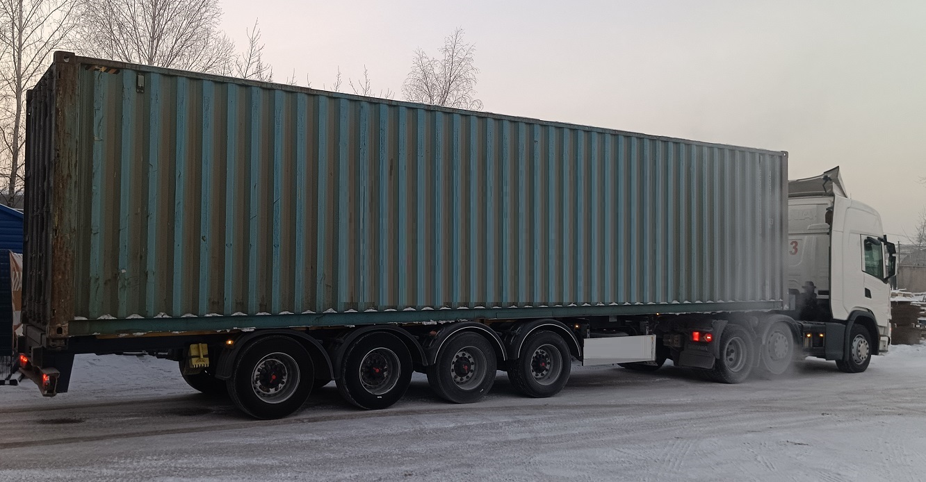 Контейнеровоз для перевозки контейнеров 20 и 40 футов в Наурской